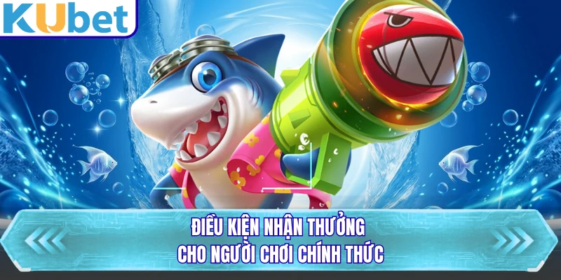 Điều kiện nhận thưởng cho người chơi chính thức